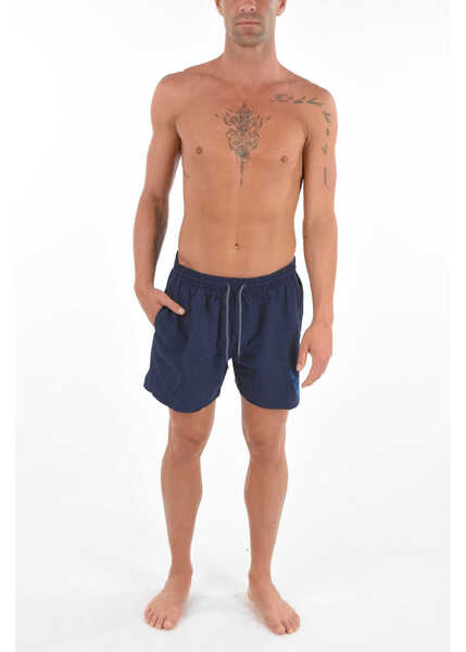Bermude Nike 2 Pockets Boxer Swimsuit With Logo-Print Blue Barbati (BM 9107717) 5