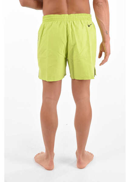 Bermude Nike Swim 2 Pockets Shorts Swimsuit With Logo-Print Green Barbati (BM 9107720) 2