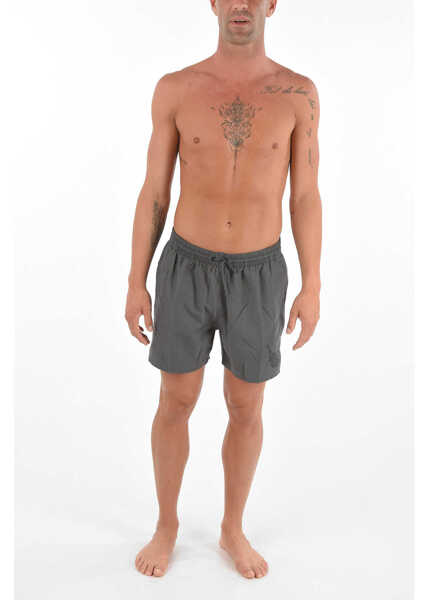 Bermude Nike 2 Pockets Short Swimsuit With Side Logo-Print Gray Barbati (BM 9107723) 5