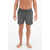 Nike 2 Pockets Short Swimsuit With Side Logo-Print Gray
