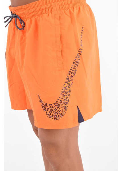 Sorturi de baie Nike Swim Shorts Swimsuit With Side Logo-Print Orange Barbati (BM 9107726) 3