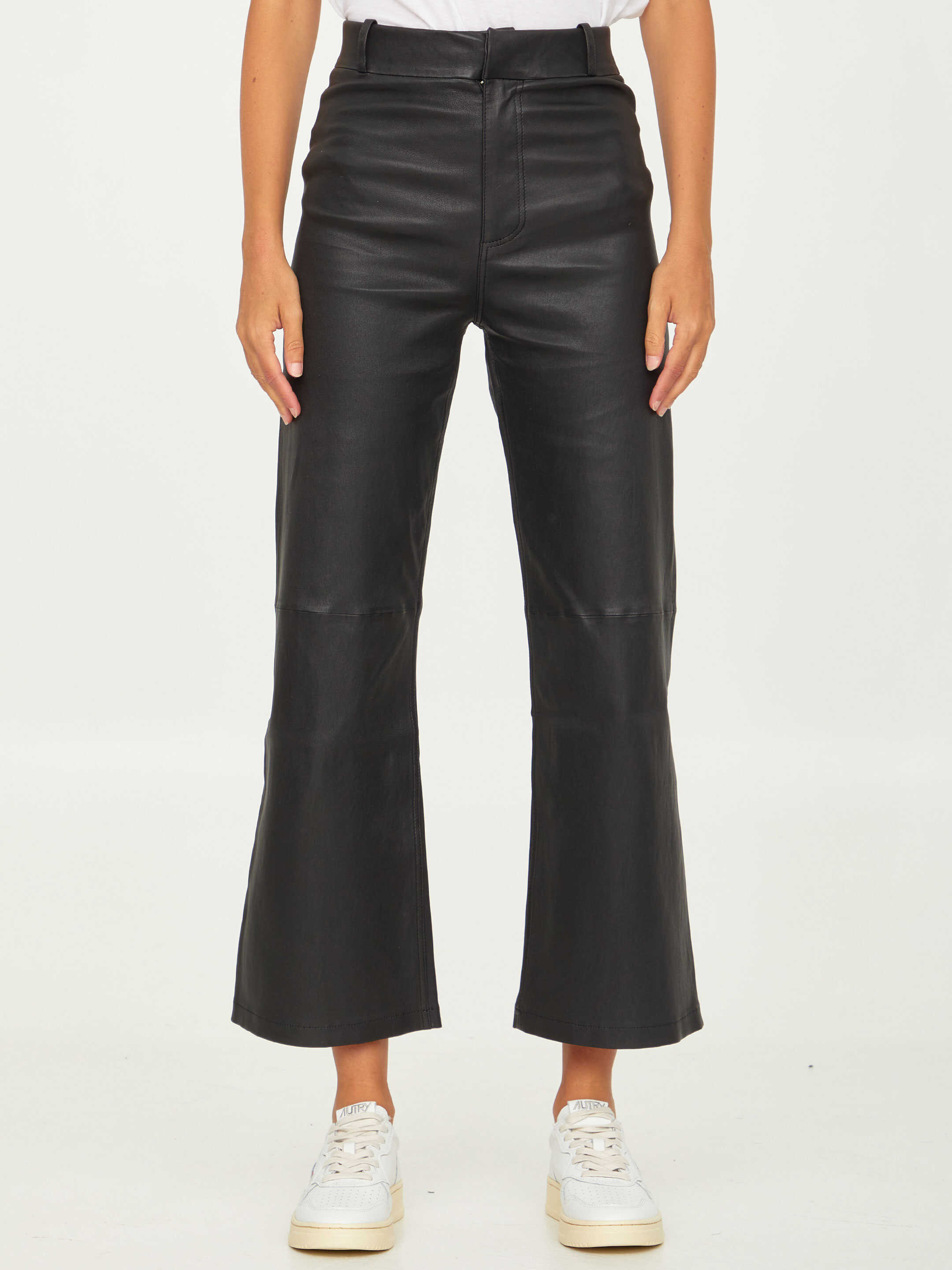 ARMA Leather Trousers Black image12