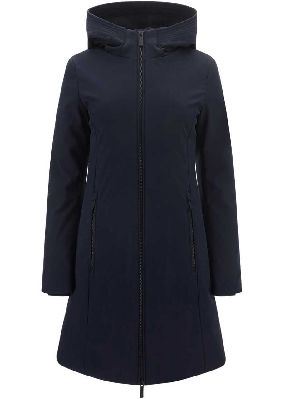 Woolrich Firth Coat MELTON BLUE image22