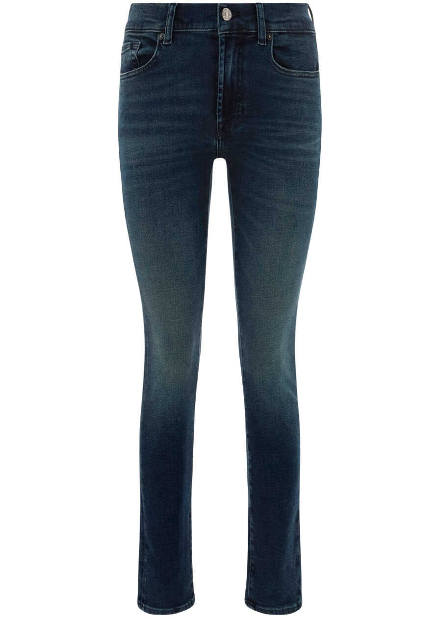 7 For All Mankind Roxanne Jeans DARK BLUE