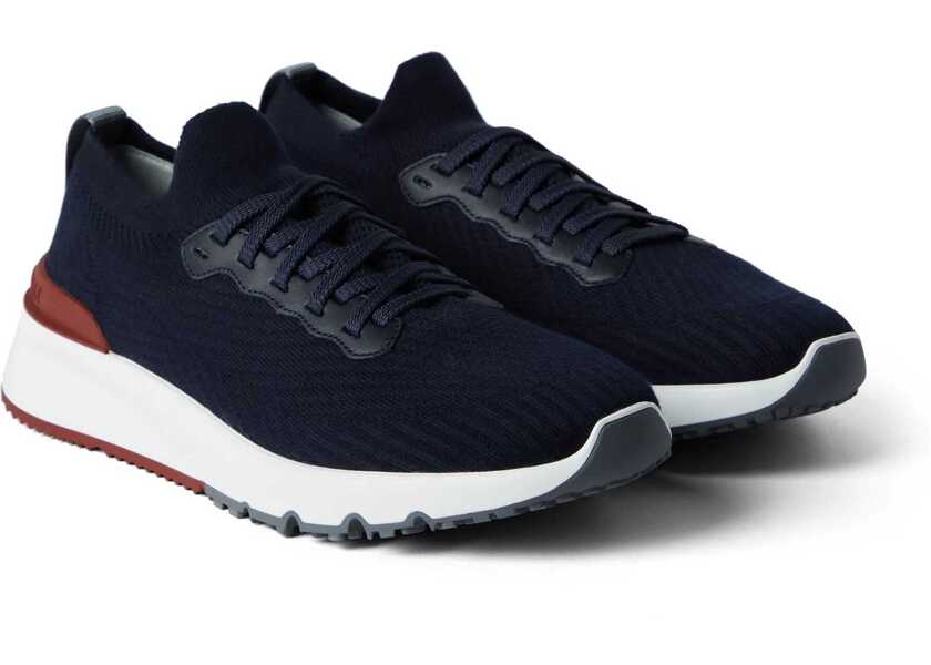 Sneakers Brunello Cucinelli Cotton Sneakers BLUERIVER Barbati (BM 9108827) 2