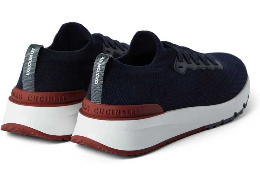 Sneakers Brunello Cucinelli Cotton Sneakers BLUERIVER Barbati (BM 9108827) 3