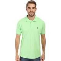 Tricouri Polo Solid Cotton Pique Polo with Small Pony Barbati
