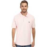Tricouri Polo Solid Cotton Pique Polo with Small Pony Barbati