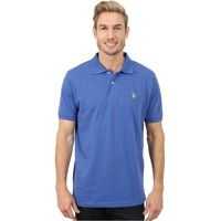 Tricouri Polo Solid Cotton Pique Polo with Small Pony Barbati