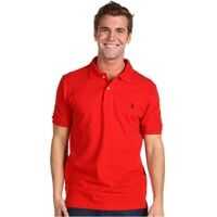 Tricouri Polo Solid Cotton Pique Polo with Small Pony Barbati