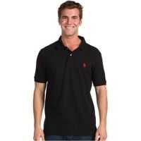 Tricouri Polo Solid Cotton Pique Polo with Small Pony Barbati