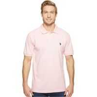 Tricouri Polo Solid Cotton Pique Polo with Small Pony Barbati