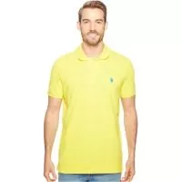 Tricouri Polo Solid Cotton Pique Polo with Small Pony Barbati