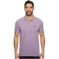 Tricouri Polo Solid Cotton Pique Polo with Small Pony Barbati