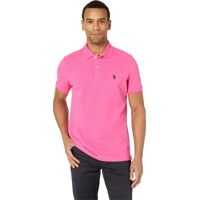 Tricouri Polo Solid Cotton Pique Polo with Small Pony Barbati
