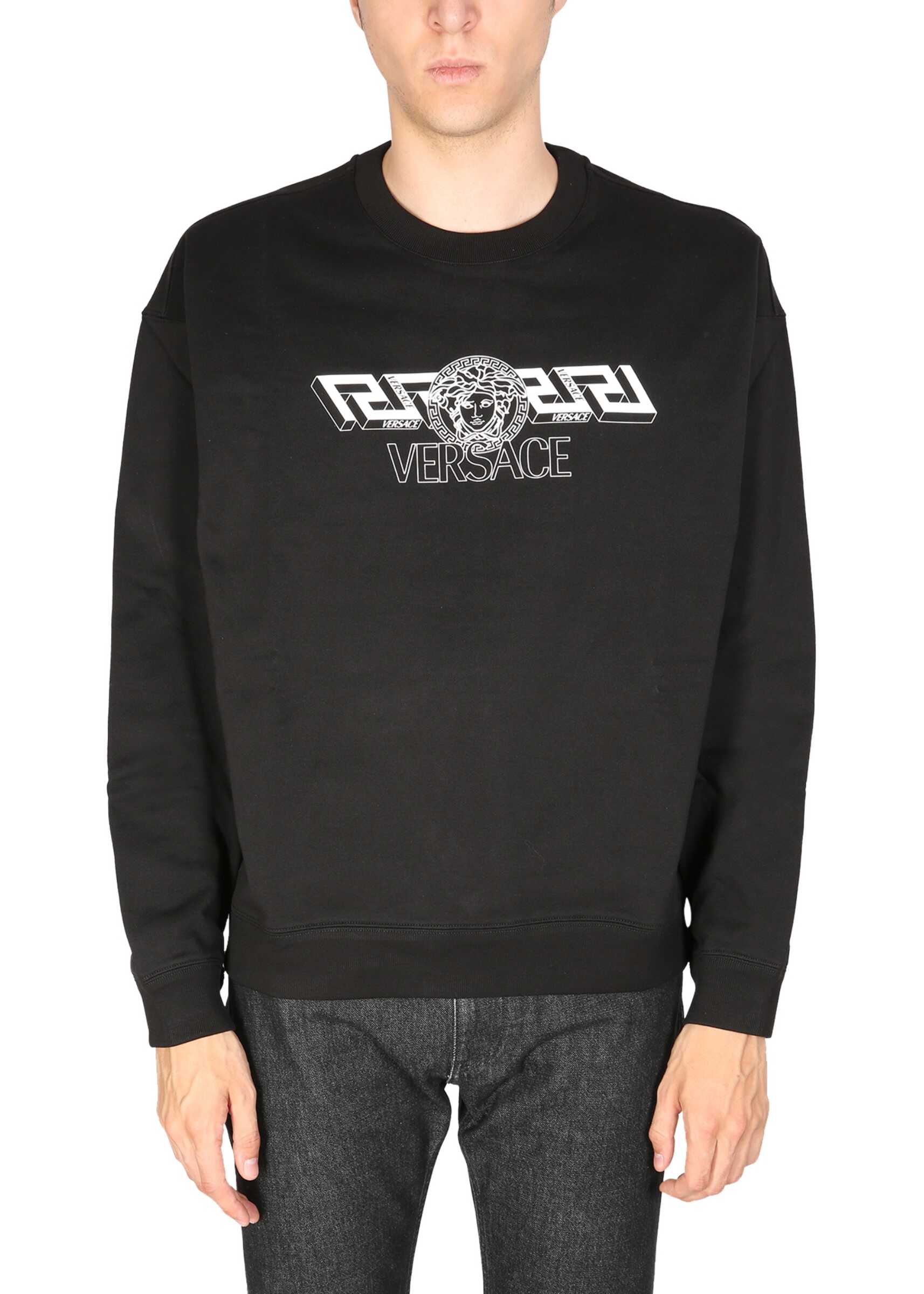 Versace The Greek Sweatshirt BLACK