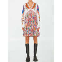 Rochii elegante Paisley Silk Dress Femei