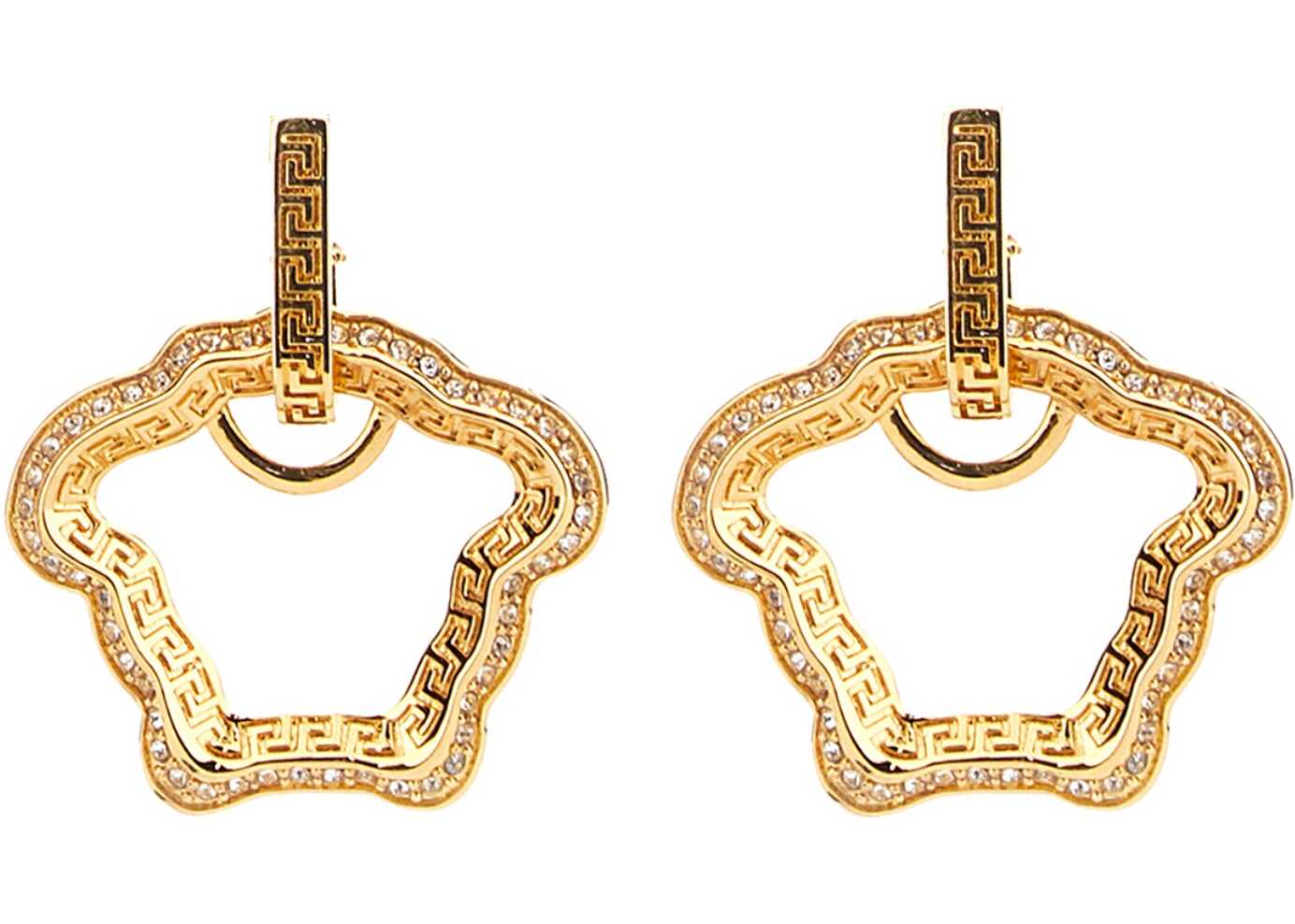 Versace Medusa Earrings Curves GOLD image