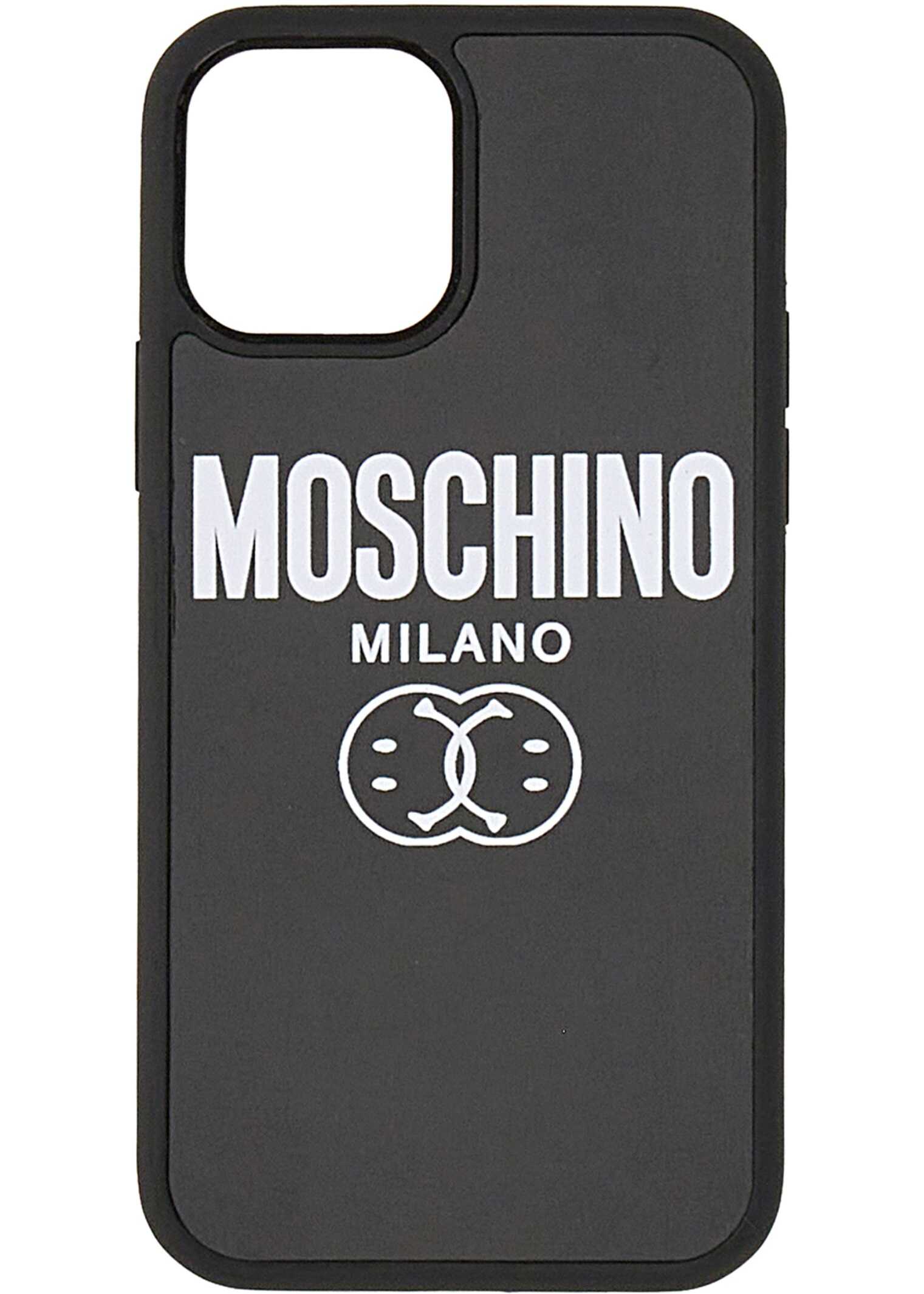 Moschino Cover For Iphone 12/12 Pro BLACK