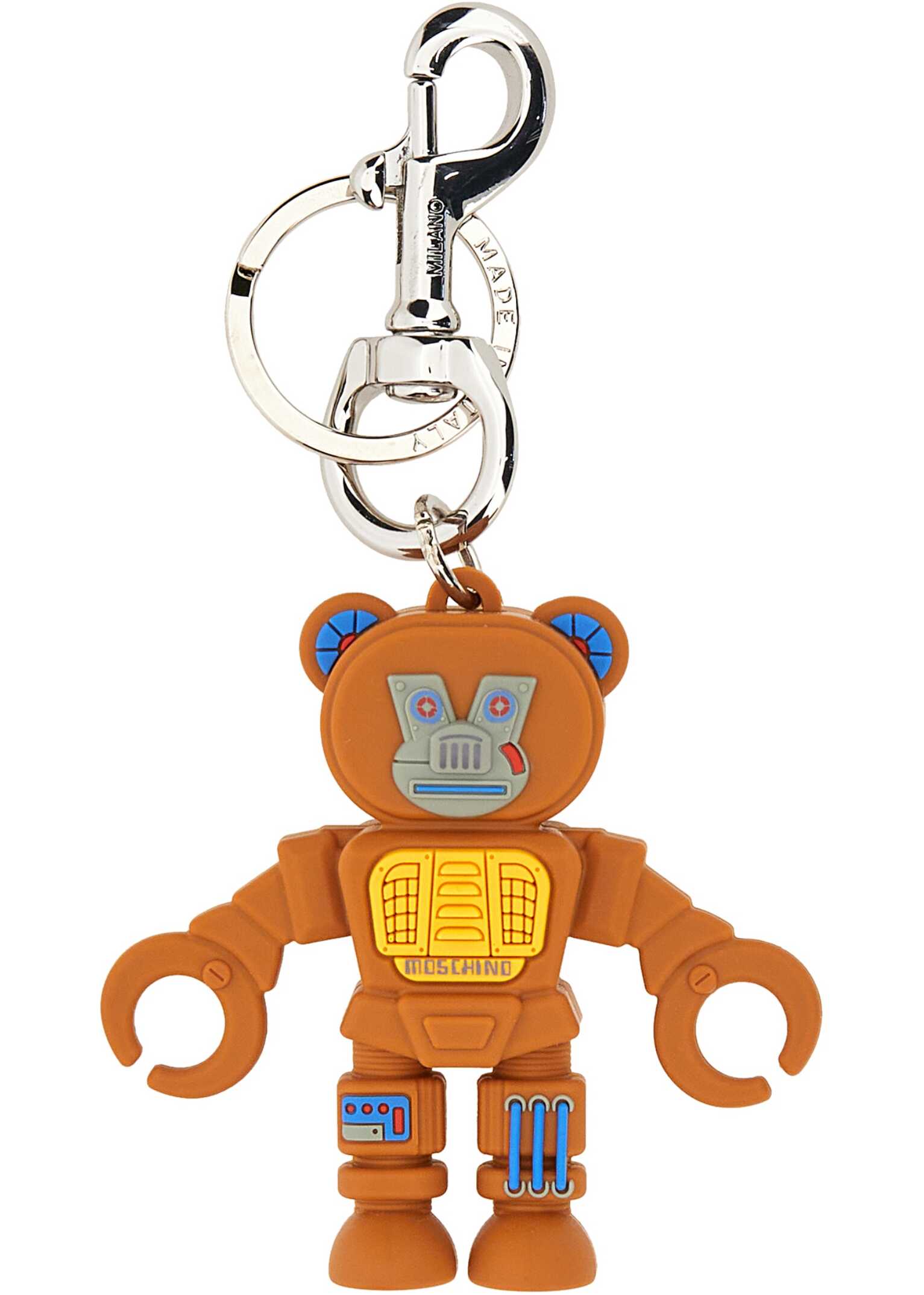 Moschino Robot Bear Keychain BROWN image