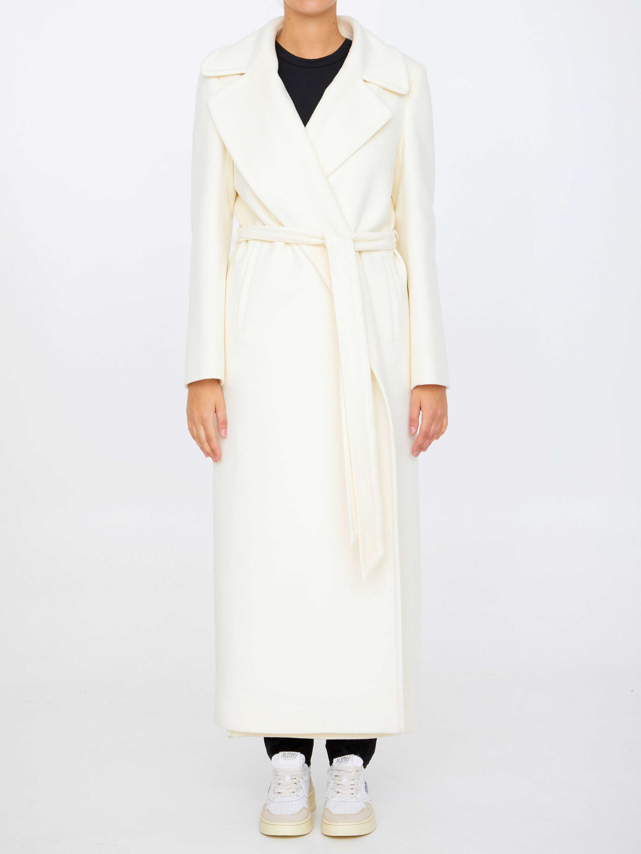 Tagliatore Wool Coat White image8