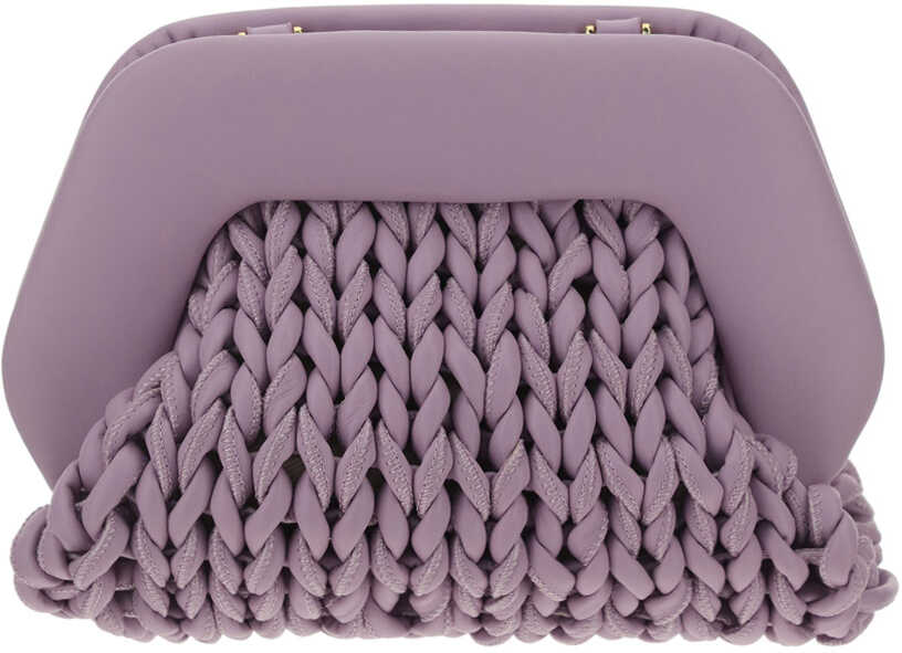 THEMOIRè Knitted Gea Bag LILAC b-mall.ro