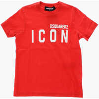 Tricouri Icon Logo-Printed Relax Crew-Neck T-Shirt Baieti
