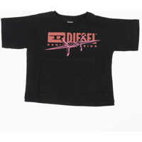 Tricouri Crew-Neck Tlisa T-Shirt With Logo-Print Baieti