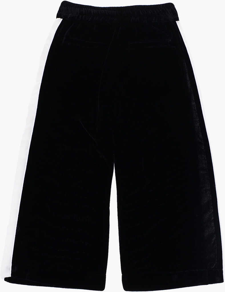 Pantaloni casual Diesel Contrasting Side Band Velvet Pkaral Pants Black Baieti (BM 9116453) 3