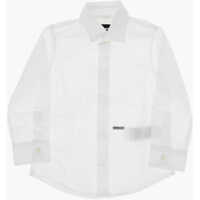 Camasi Hidden Closure Solid Color Shirt Baieti