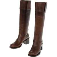 Cizme lungi Leather Pull-Up Knee-High Boots 6,5Cm Femei