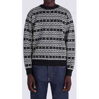 Pulovere casual Merino Wool Jacquard Jumper Barbati