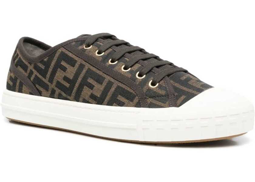 Sneakers Fendi Monochrome Sneakers TABACCO NERO Barbati (BM 9118391) 2