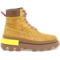 Ghete Moncler Basic Suede Leather Mon Corp Ankle Boots