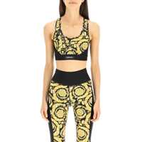 Lenjerie intima Barocco Print Cropped Sports Top Femei