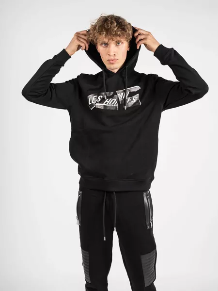 Hanorace Les Hommes LLH451 Czarny Barbati (BM 9119255) 3