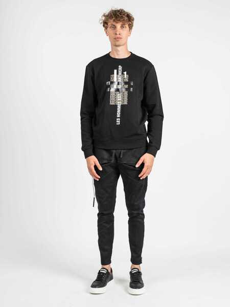 Bluze Les Hommes LLH421 Czarny Barbati (BM 9119387) 2