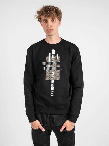 Bluze Les Hommes LLH421 Czarny Barbati (BM 9119387) 3