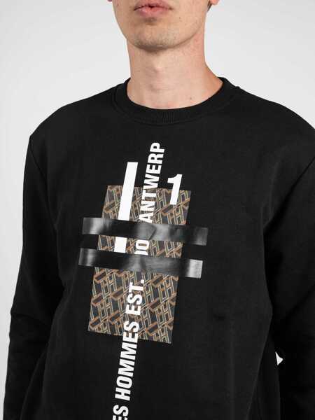 Bluze Les Hommes LLH421 Czarny Barbati (BM 9119387) 7