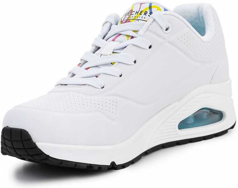 Sneakers SKECHERS UNO SPREAD THE LOVE 155507 - WMLT White/Multicolor Femei (BM 9119450) 3