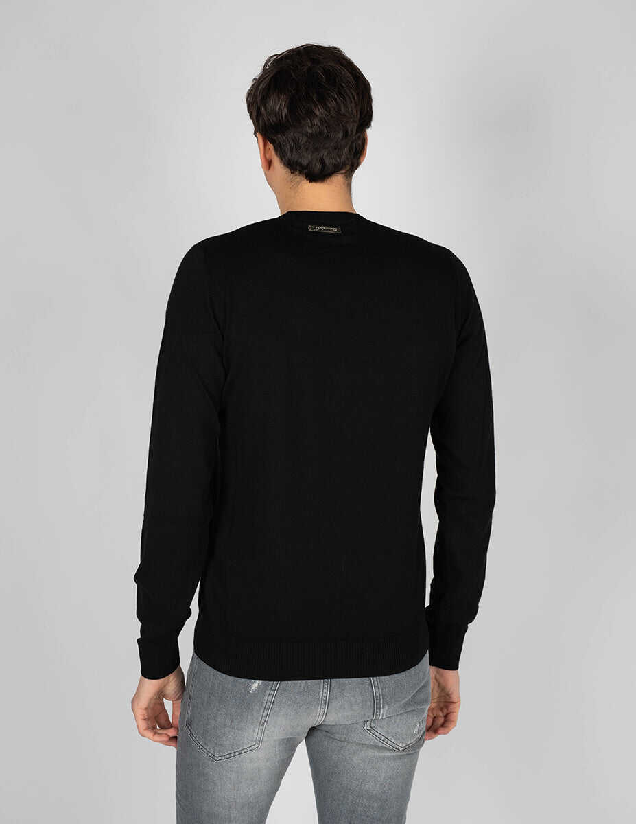 Tricouri Les Hommes V-neck LKK103 Czarny Femei (BM 9119678) 4