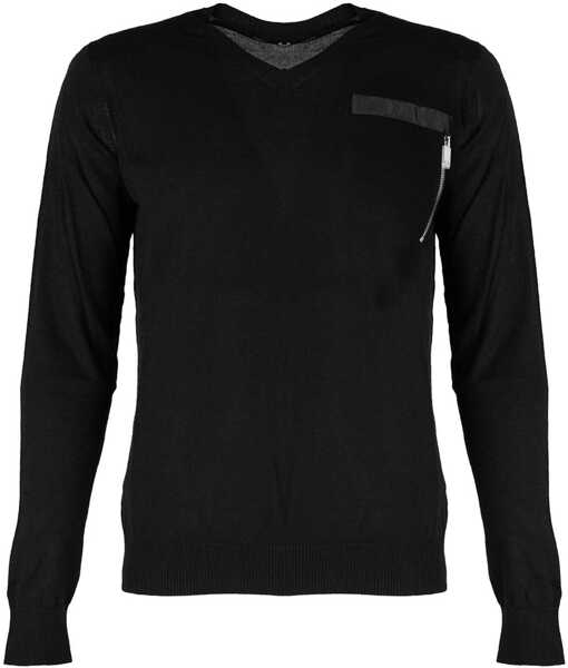 Tricouri Les Hommes V-neck LKK103 Czarny Femei (BM 9119678) 5