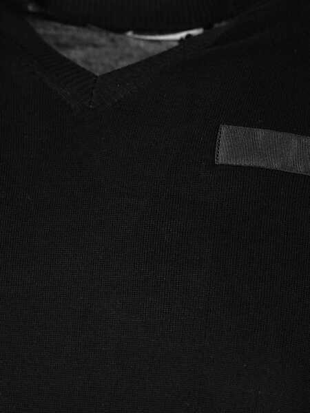 Tricouri Les Hommes V-neck LKK103 Czarny Femei (BM 9119678) 6