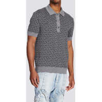 Tricouri Polo Jacquard Monogram Polo Shirt Barbati