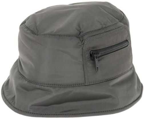 Ermenegildo Zegna Zzegna Fishing Hat With Breast Pocket Gray