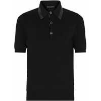 Tricouri Polo Silk Blend Polo T-Shirt With Logoed Contrasting Bands Barbati