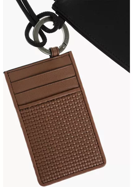 Portofele Ermenegildo Zegna Leather Pouch With Card Holder Brown Barbati (BM 9120938) 4