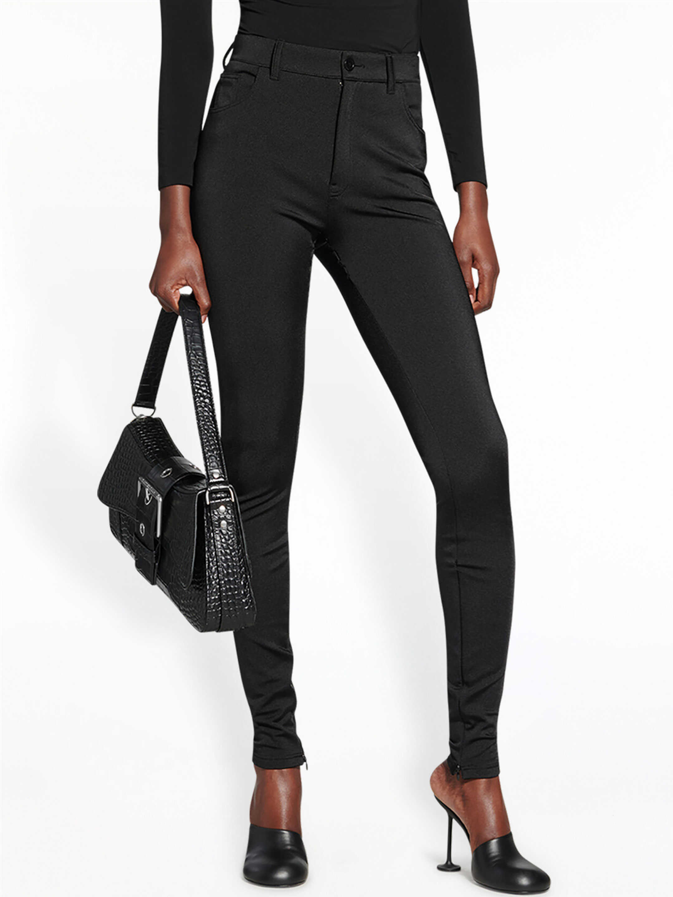 Balenciaga Stretch Leggings BLACK