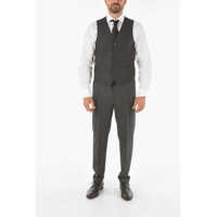 Veste pentru Barbati - Veste costum CORNELIANI Cc Collection Virgin Wool Refined Waistcoat Gray Barbati (BM 9125633) - B-mall.ro