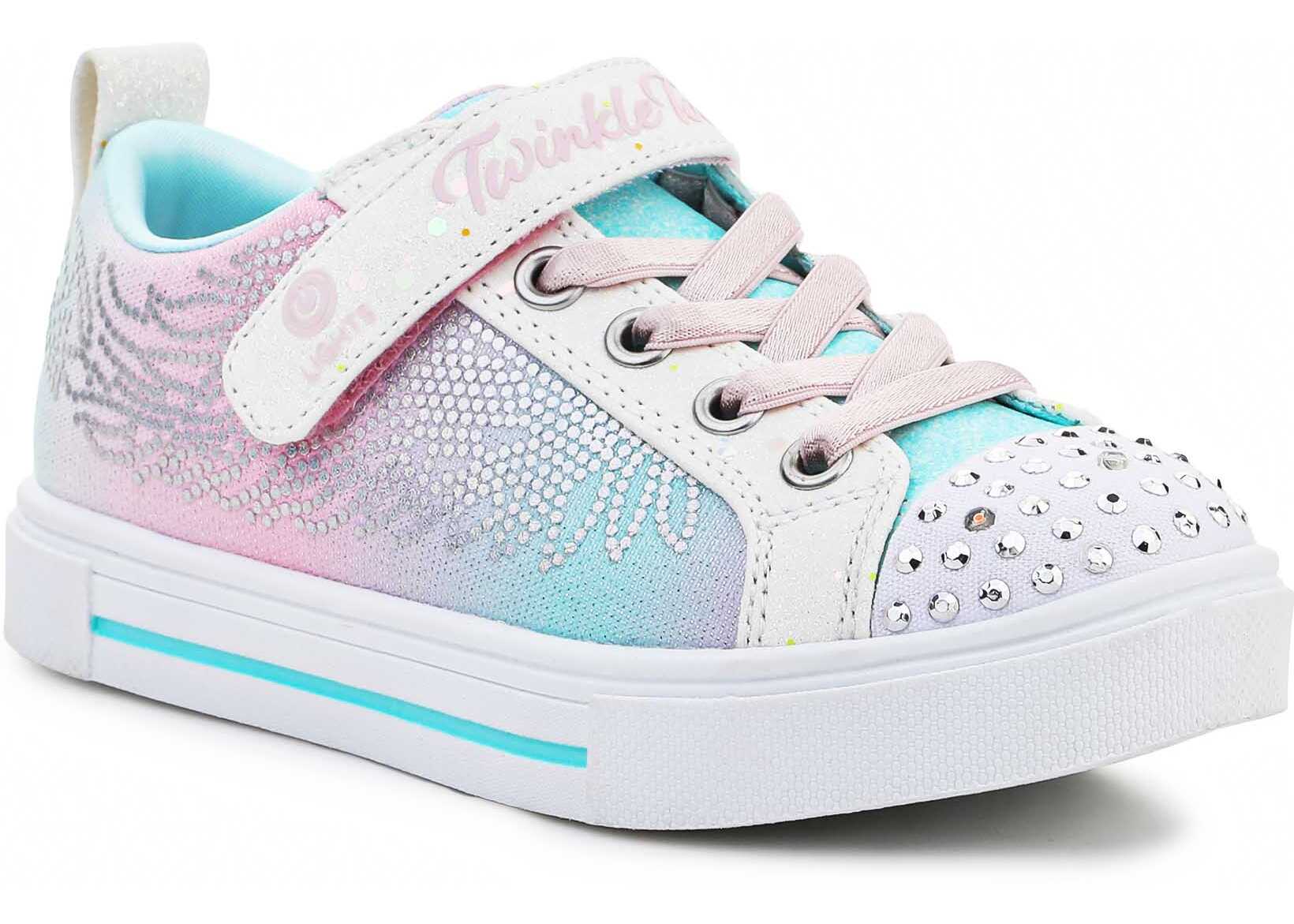 SKECHERS S Lights Twinkle Sparks WINGED MAGIC 314797L - WMLT Blue/Pink/White